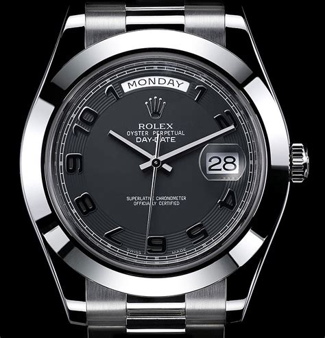 rolex day date ii platinum black